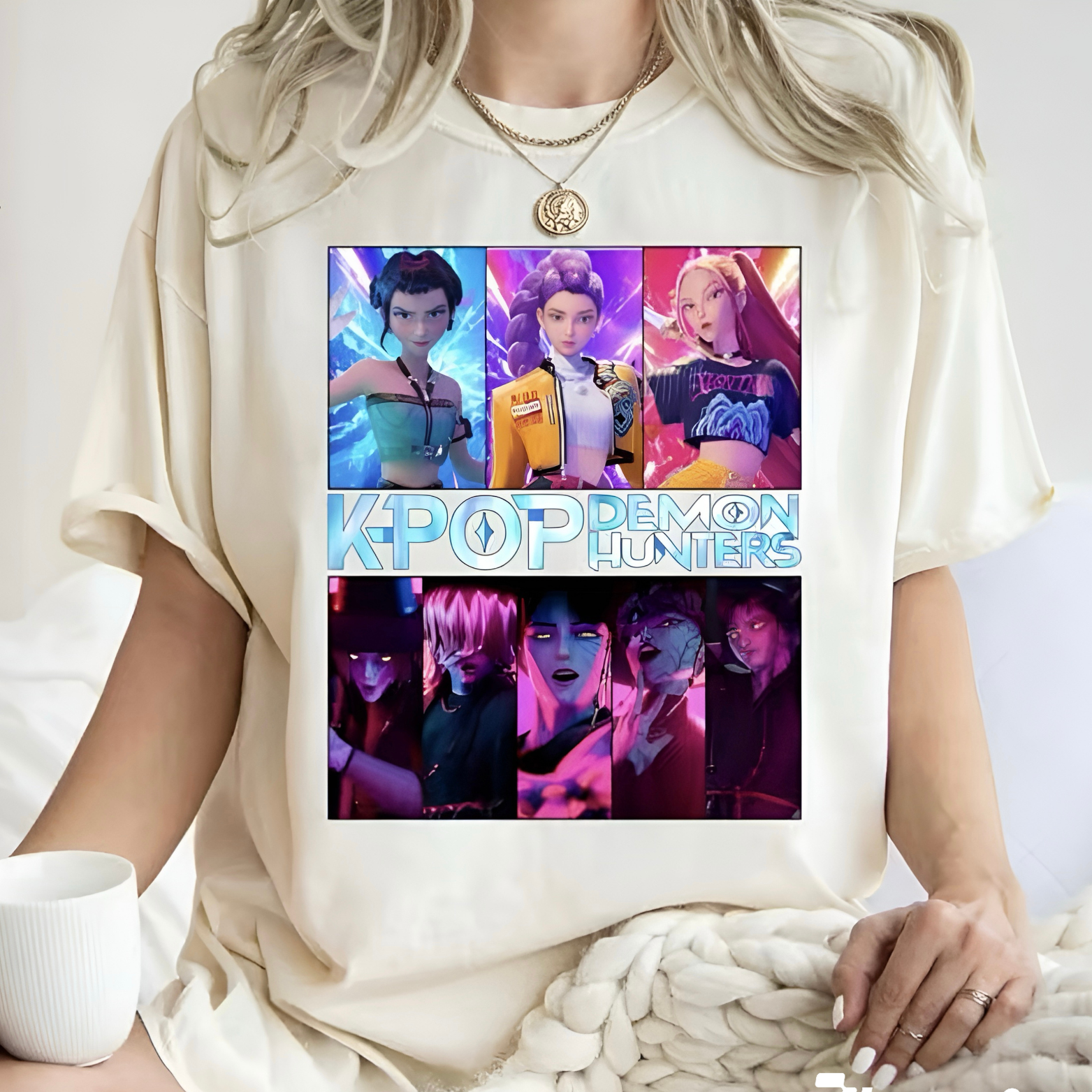 K-Pop Demon Hunters Shirt - Huntrix x Demons