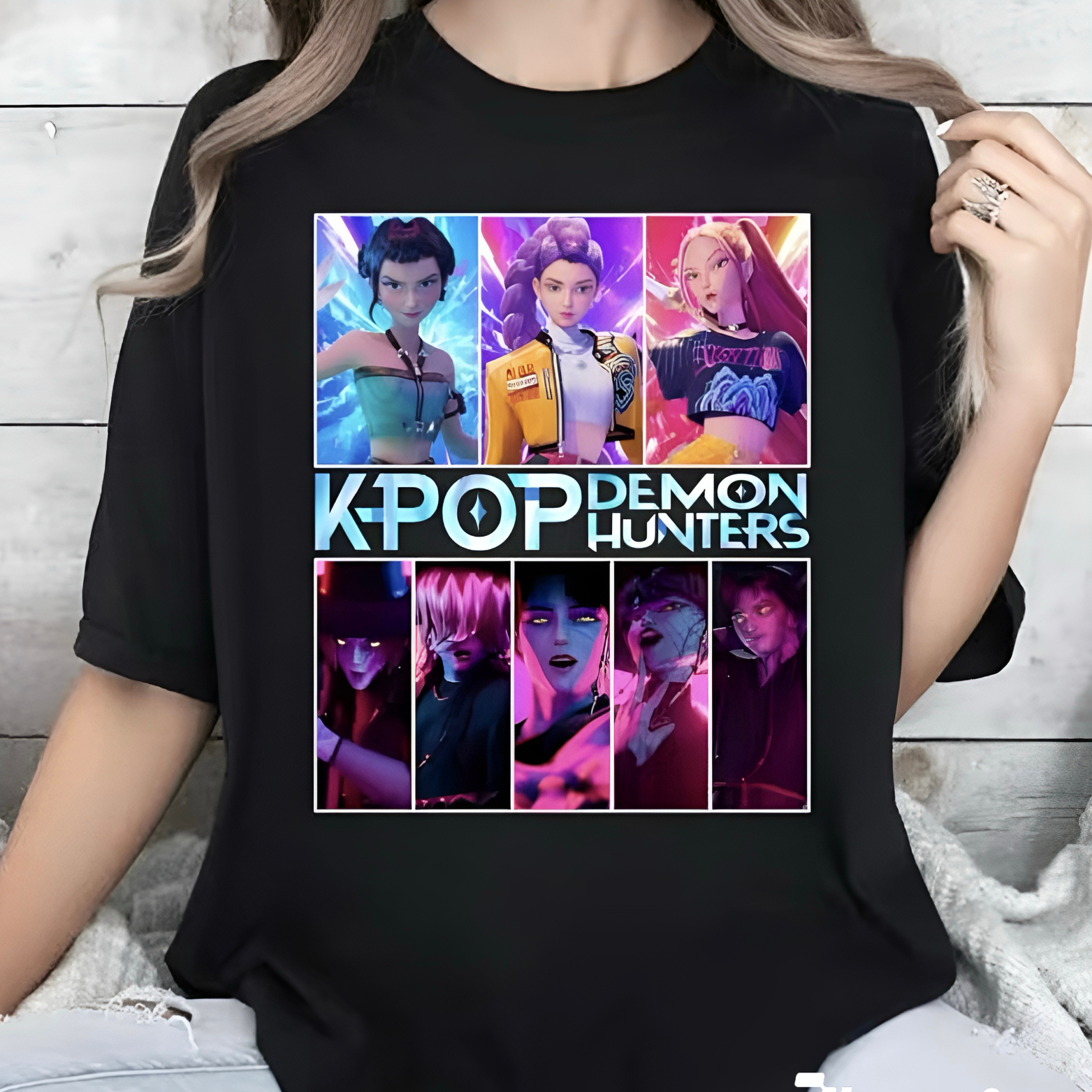 K-Pop Demon Hunters Shirt - Huntrix x Demons