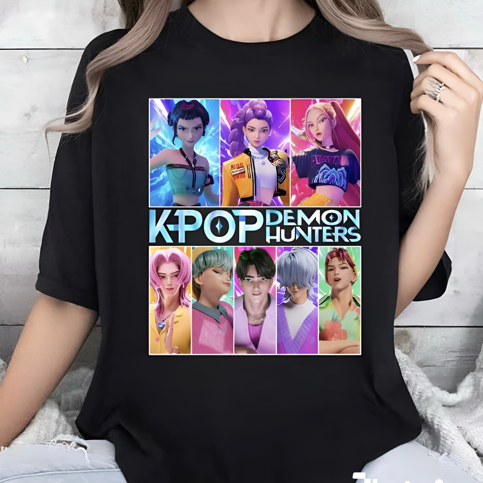 K-Pop Demon Hunters Shirt - Huntrix x Saja Boys