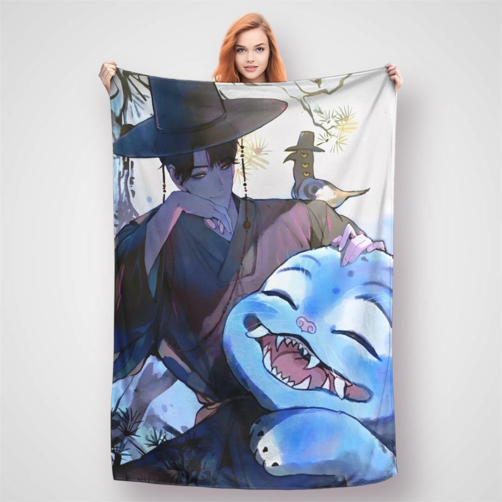 K-Pop Demon Hunters Jinu x Derpy Blanket