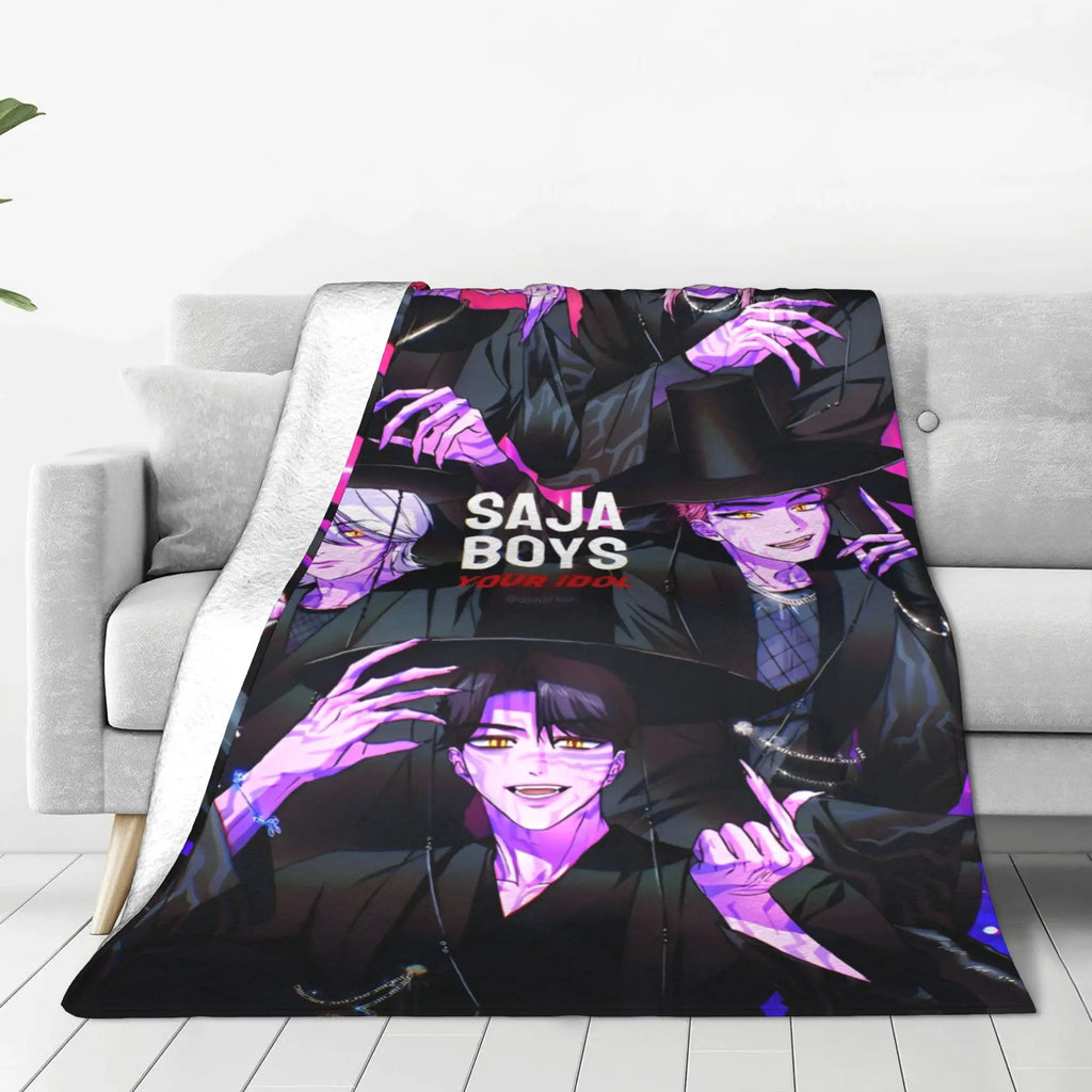 K-Pop Demon Hunters Saja Boys Blanket