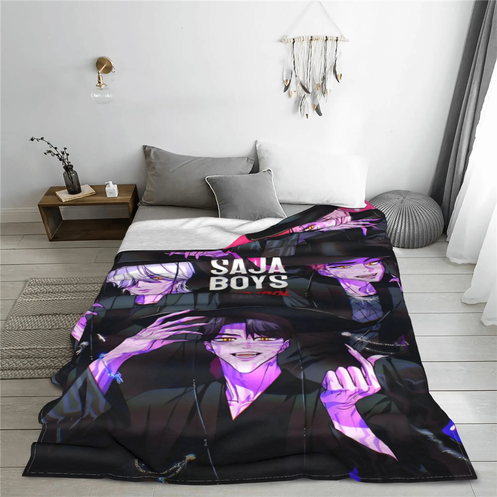 K-Pop Demon Hunters Saja Boys Blanket