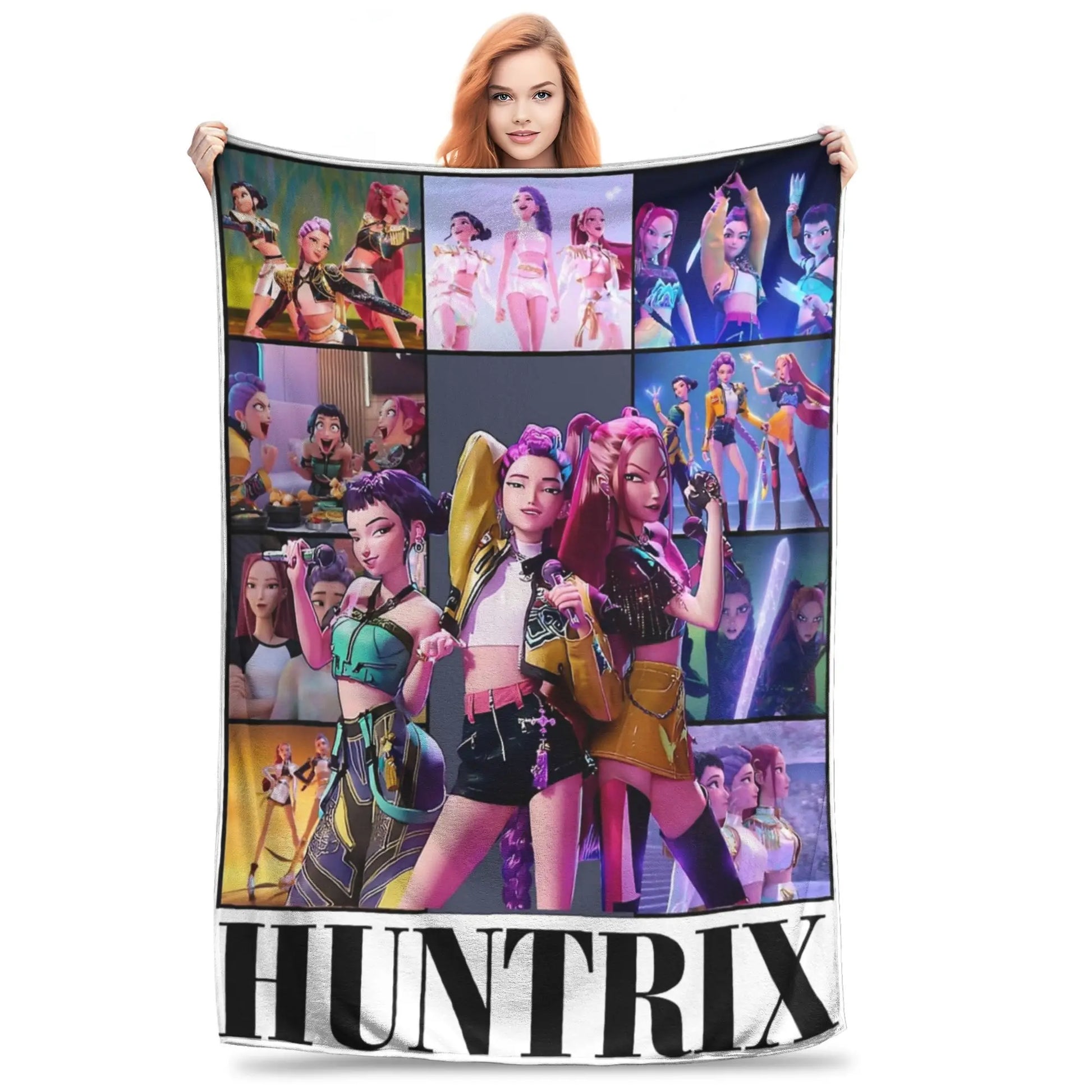 K-Pop Demon Hunters Huntrix College Blanket