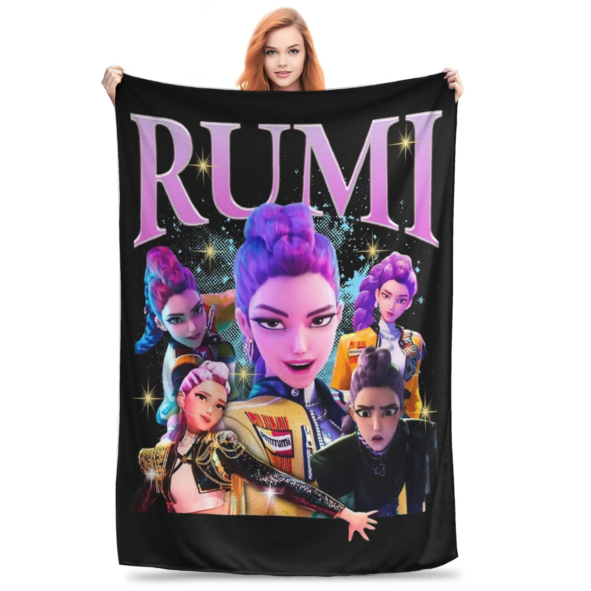 K-Pop Demon Hunters Rumi Blanket