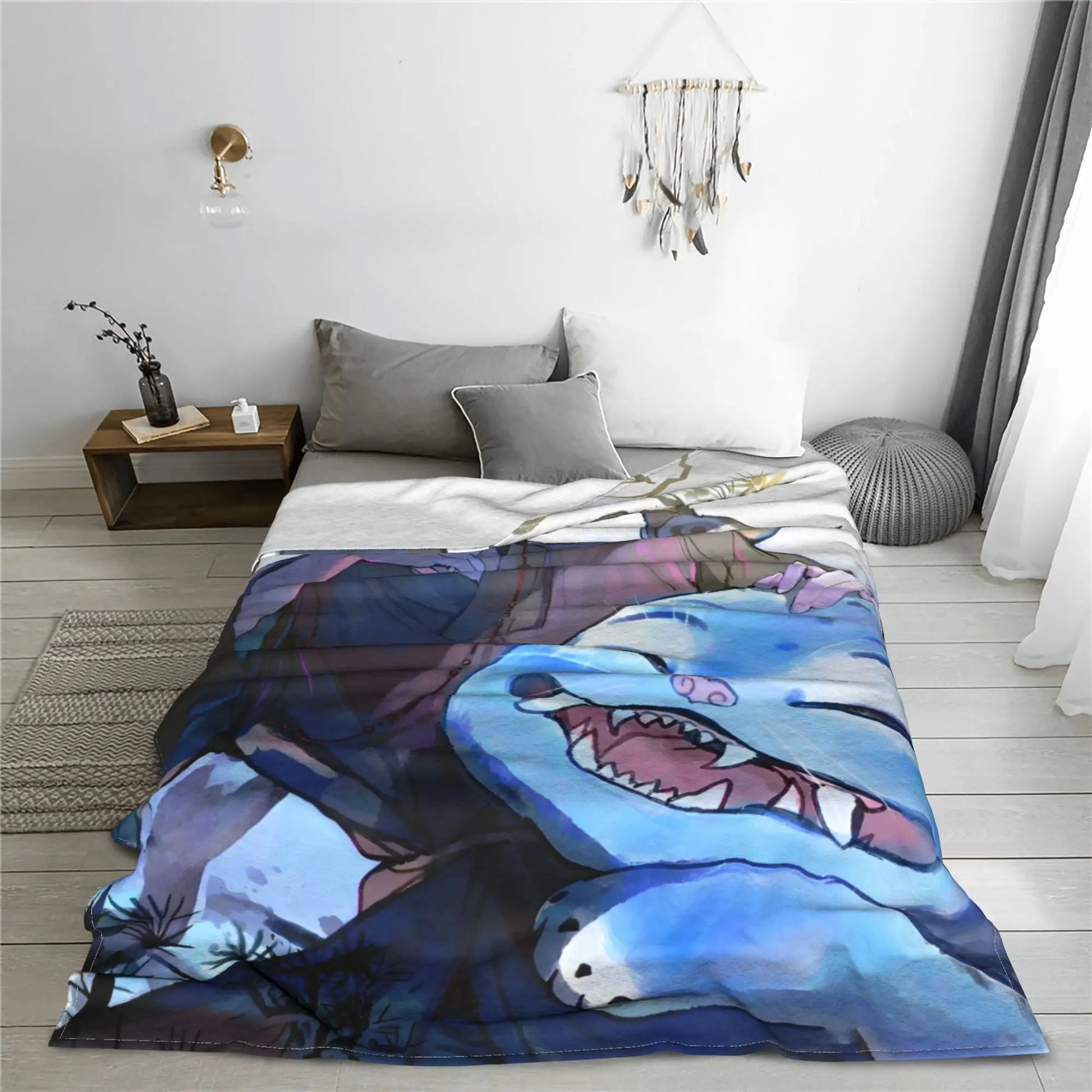 K-Pop Demon Hunters Jinu x Derpy Blanket