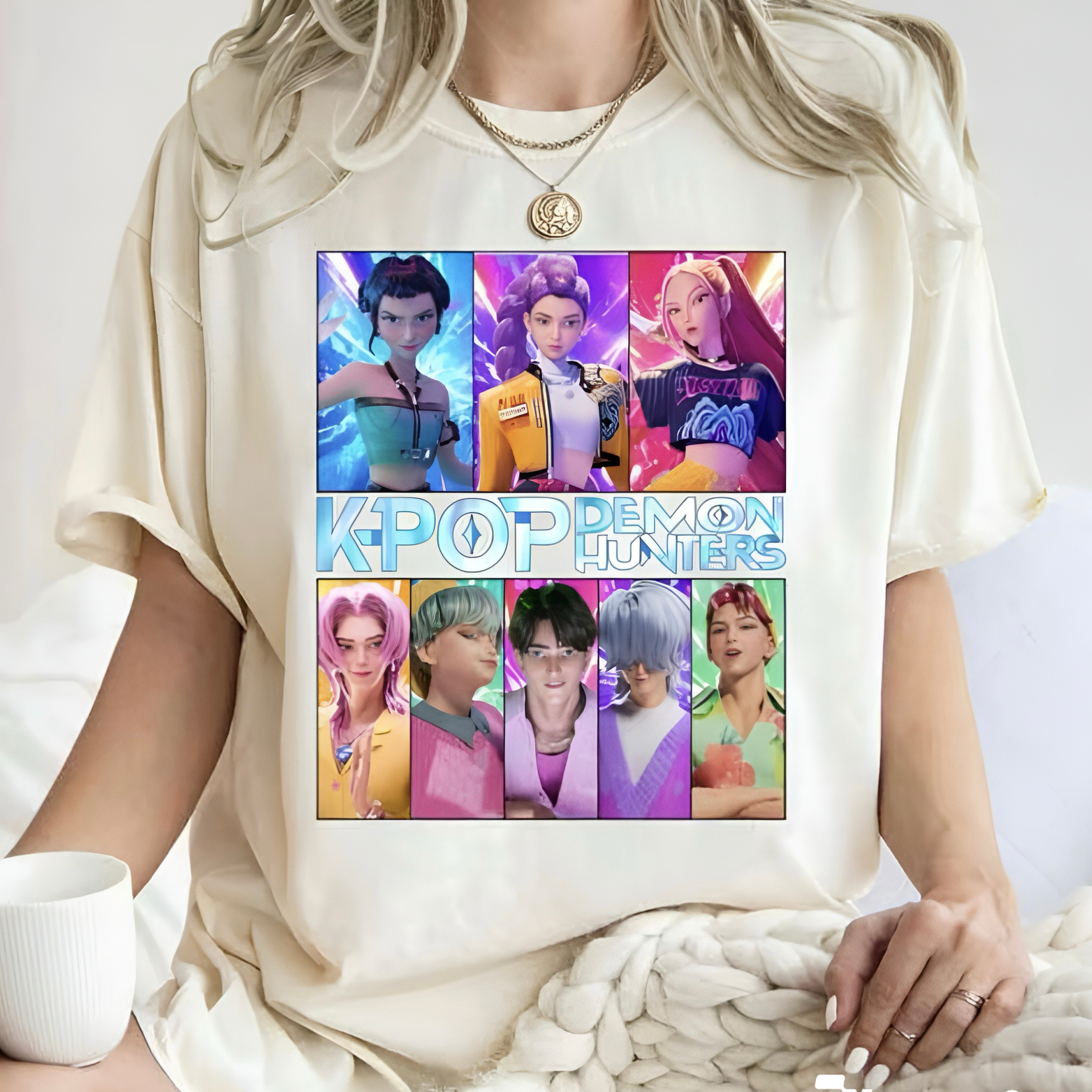 K-Pop Demon Hunters Shirt - Huntrix x Saja Boys